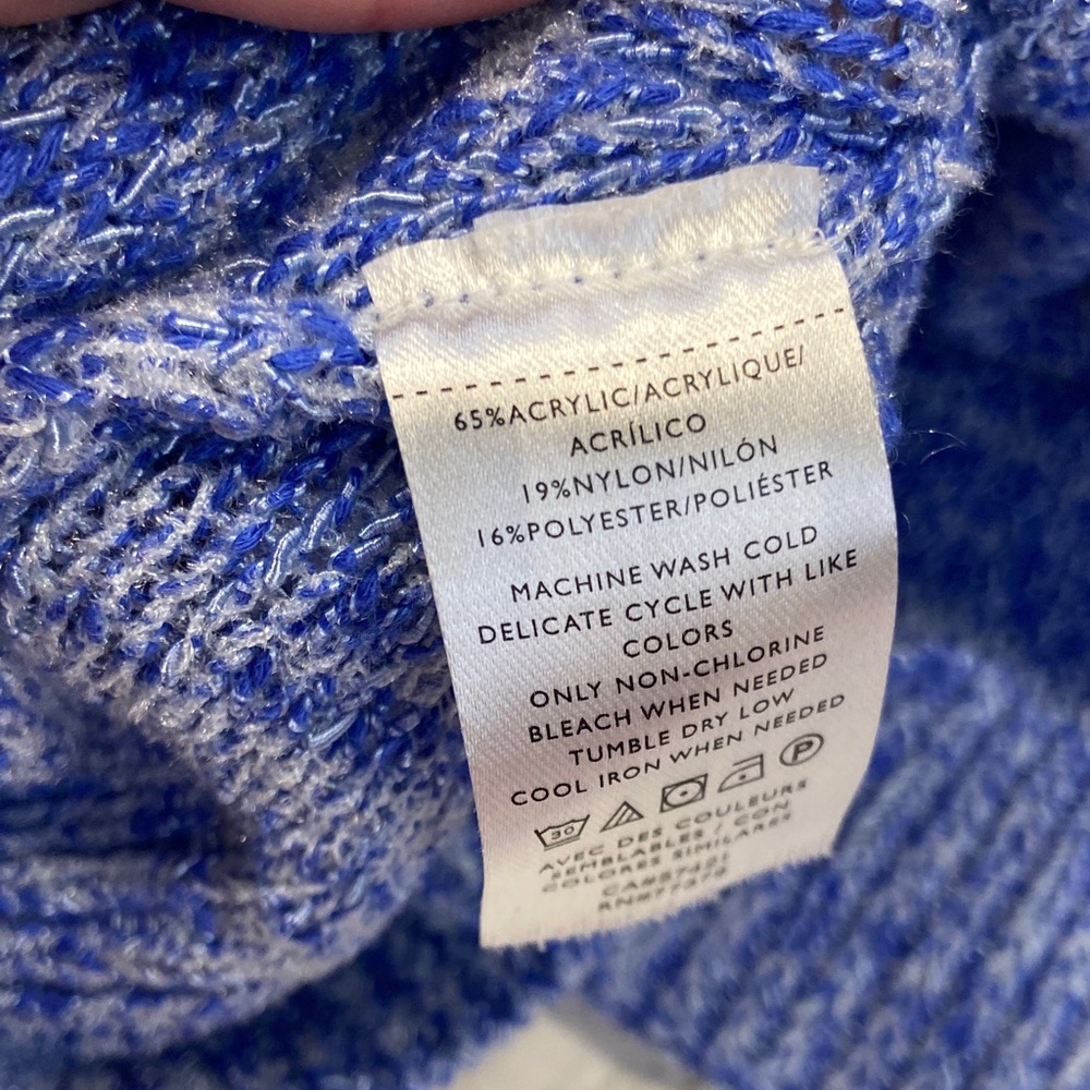 Ann Taylor Knit Tortoise Shell Buttoned Cardigan … - image 4